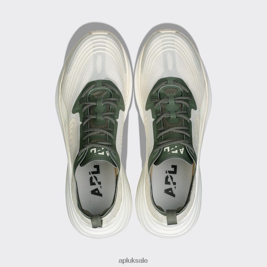 APL Streamline 21 - VH8XNZ362 APL Shoes UK Pristine/Fatigue/White Women Running