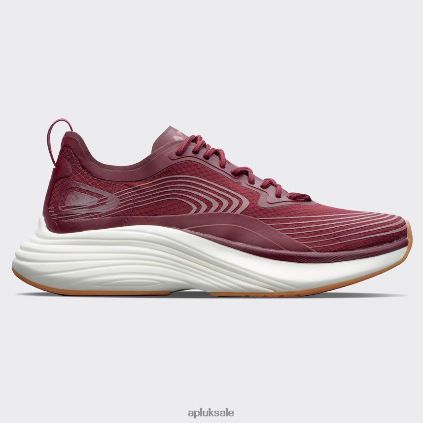 APL Streamline 21 - VH8XNZ393 APL Shoes UK Burgundy/Beachwood/Gum Women Running