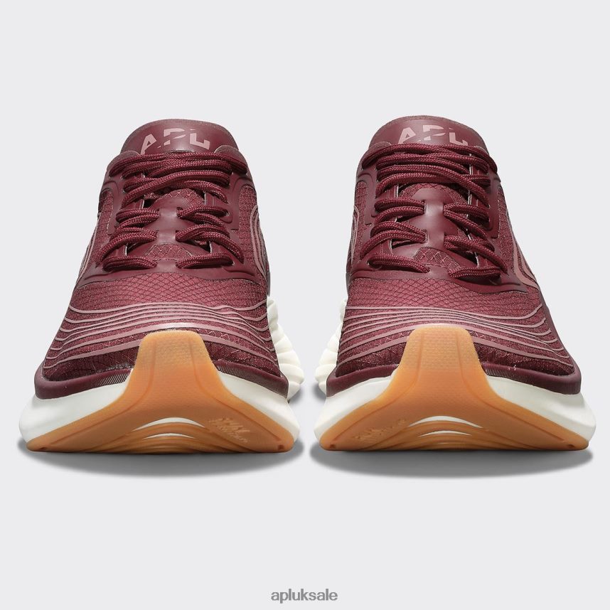 APL Streamline 21 - VH8XNZ393 APL Shoes UK Burgundy/Beachwood/Gum Women Running
