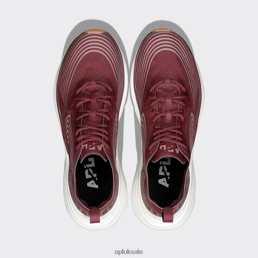 APL Streamline 21 - VH8XNZ393 APL Shoes UK Burgundy/Beachwood/Gum Women Running