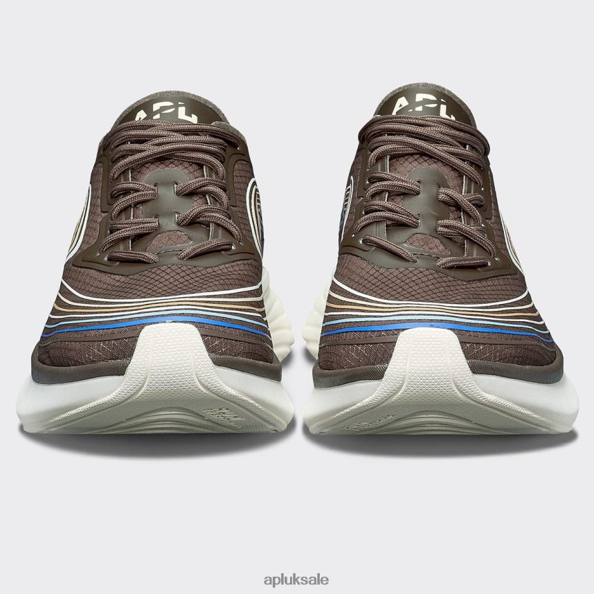 APL Streamline 21 - VH8XNZ396 APL Shoes UK Chocolate/Cobalt/Multi Women Running
