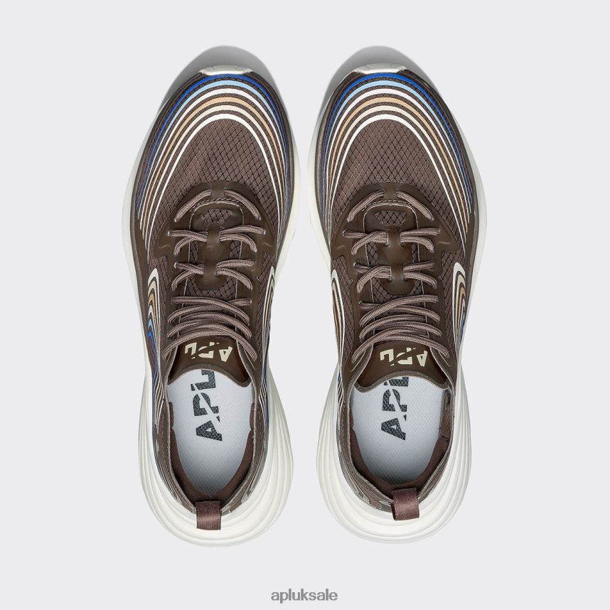 APL Streamline 21 - VH8XNZ396 APL Shoes UK Chocolate/Cobalt/Multi Women Running