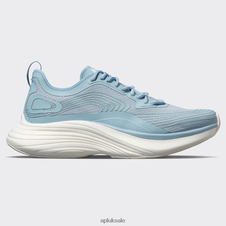 APL Streamline 21 - VH8XNZ399 APL Shoes UK Elder Green/White Women Running