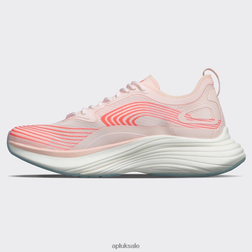 APL Streamline 21 - VH8XNZ416 APL Shoes UK Creme/Magma/White Women Running