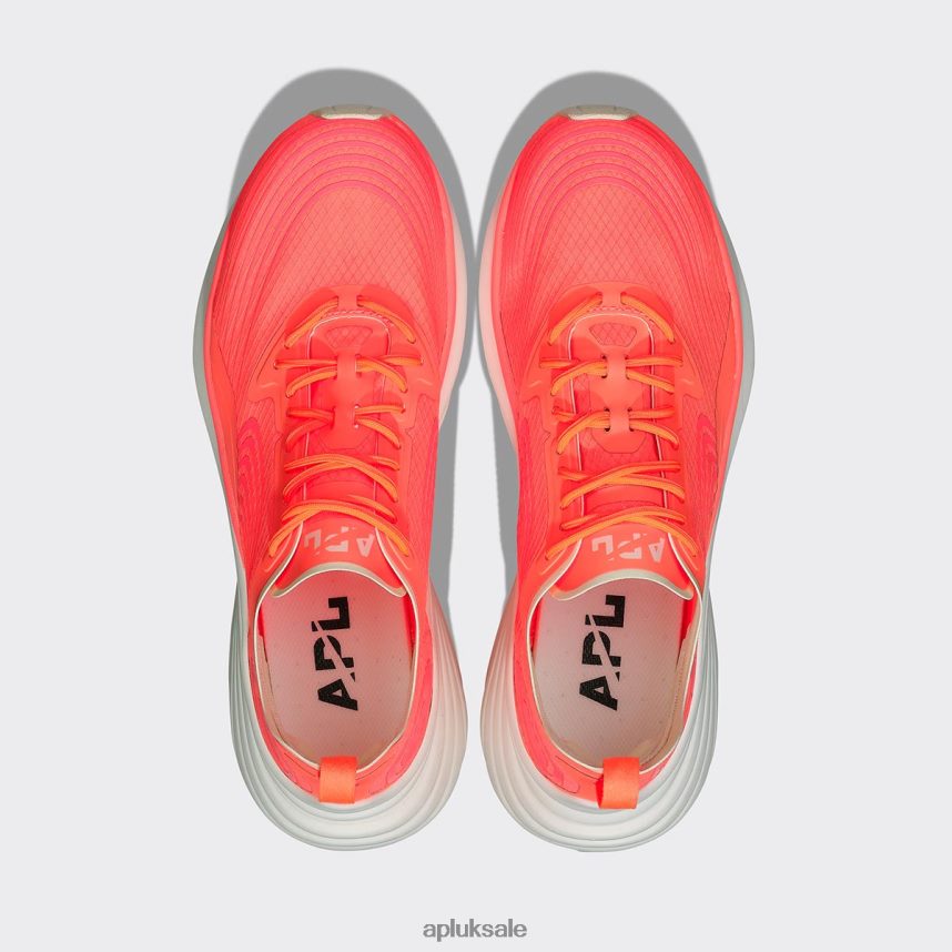 APL Streamline 21 - VH8XNZ427 APL Shoes UK Laser Red/Pristine/White Women Running