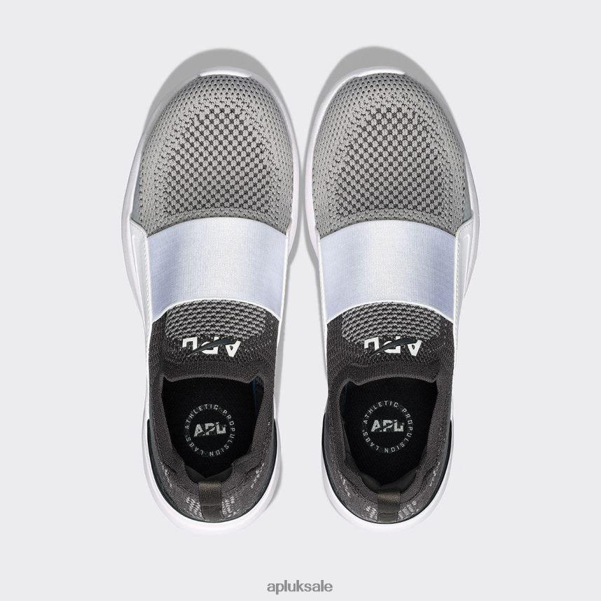 APL TechLoom Bliss 23 - VH8XNZ14 APL Shoes UK White/Cement/Anthracite Women Running