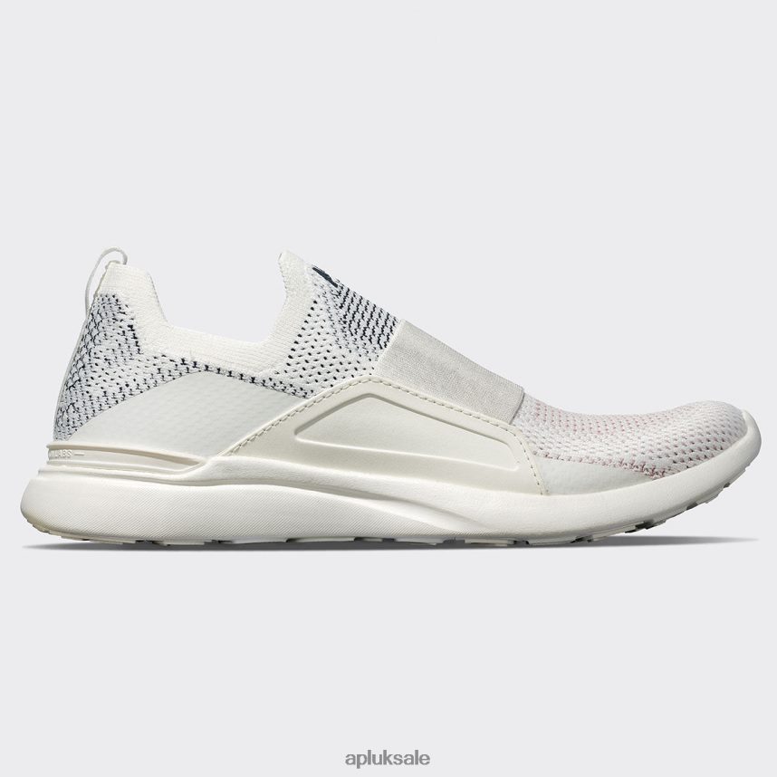APL TechLoom Bliss 24 - VH8XNZ24 APL Shoes UK Ivory/Navy/Rose Dust Women Running