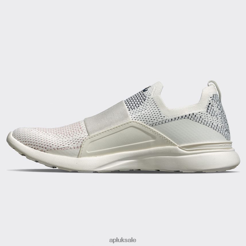 APL TechLoom Bliss 24 - VH8XNZ24 APL Shoes UK Ivory/Navy/Rose Dust Women Running