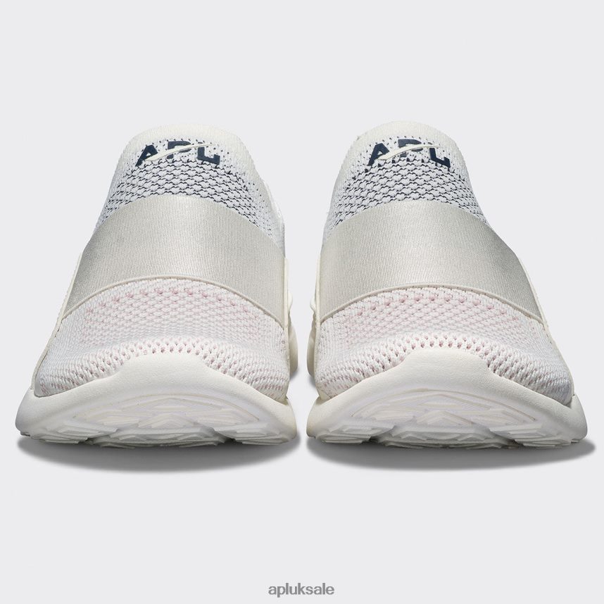 APL TechLoom Bliss 24 - VH8XNZ24 APL Shoes UK Ivory/Navy/Rose Dust Women Running