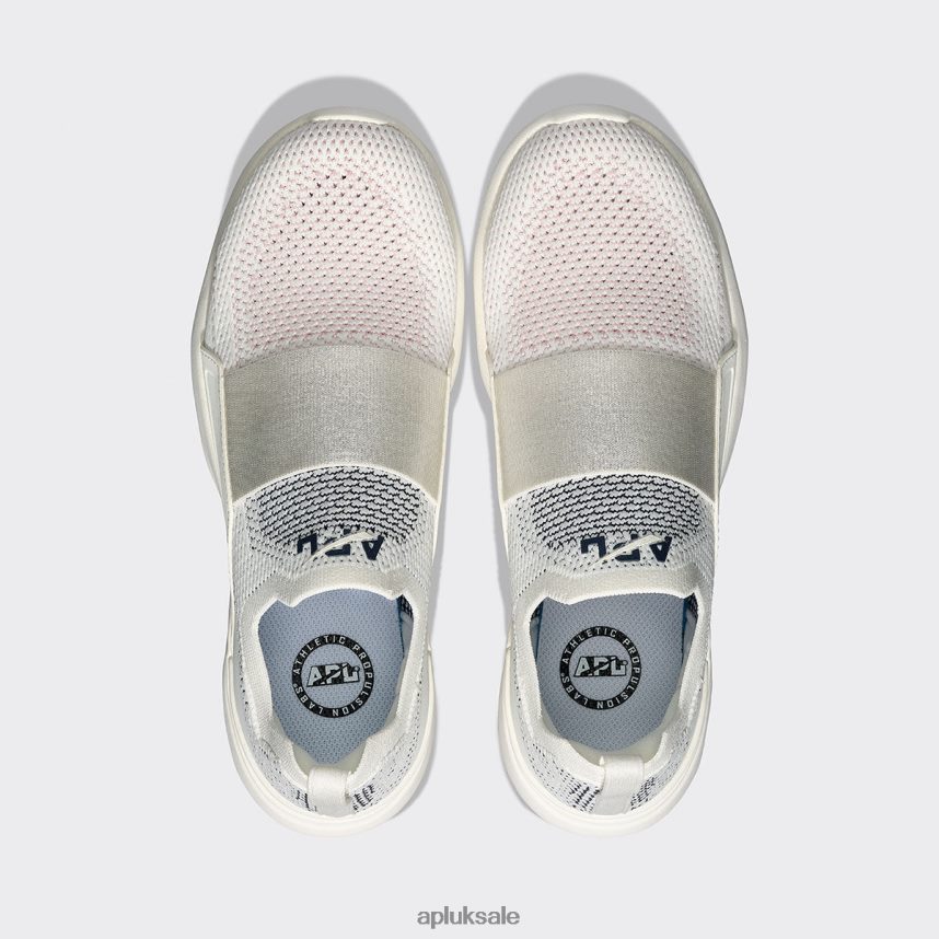 APL TechLoom Bliss 24 - VH8XNZ24 APL Shoes UK Ivory/Navy/Rose Dust Women Running