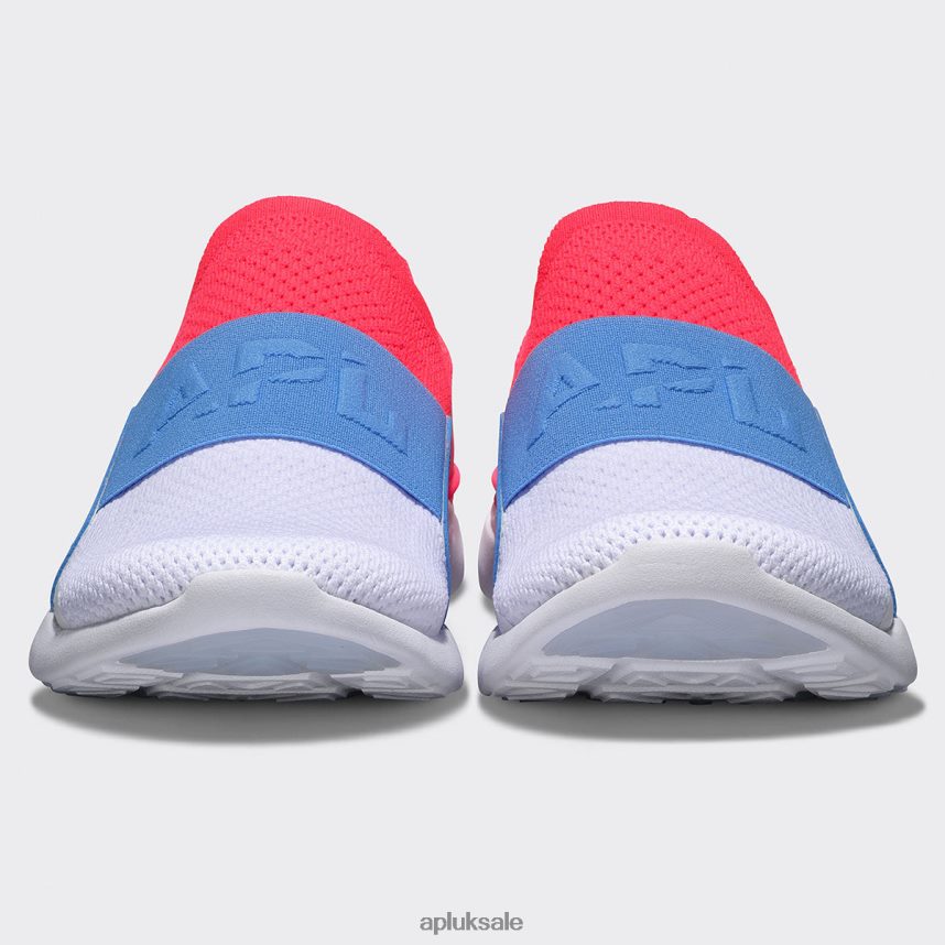 APL TechLoom Bliss 24 - VH8XNZ33 APL Shoes UK Magenta/Coastal Blue/White Women Running