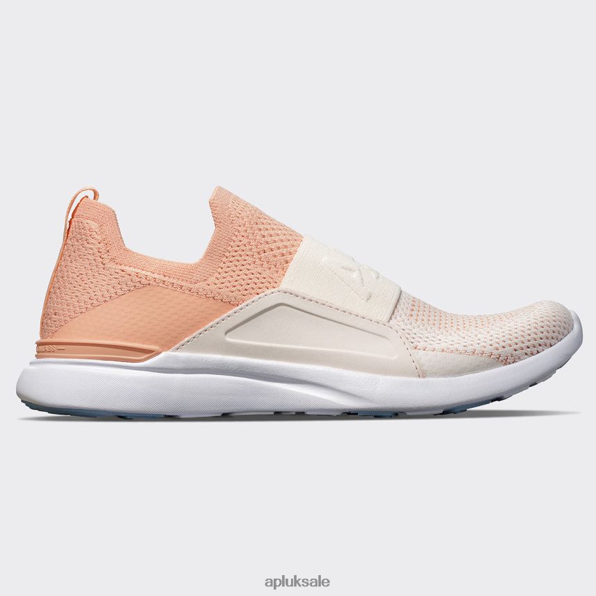 APL TechLoom Bliss 24 - VH8XNZ39 APL Shoes UK Blush/Sea Salt/White Women Running