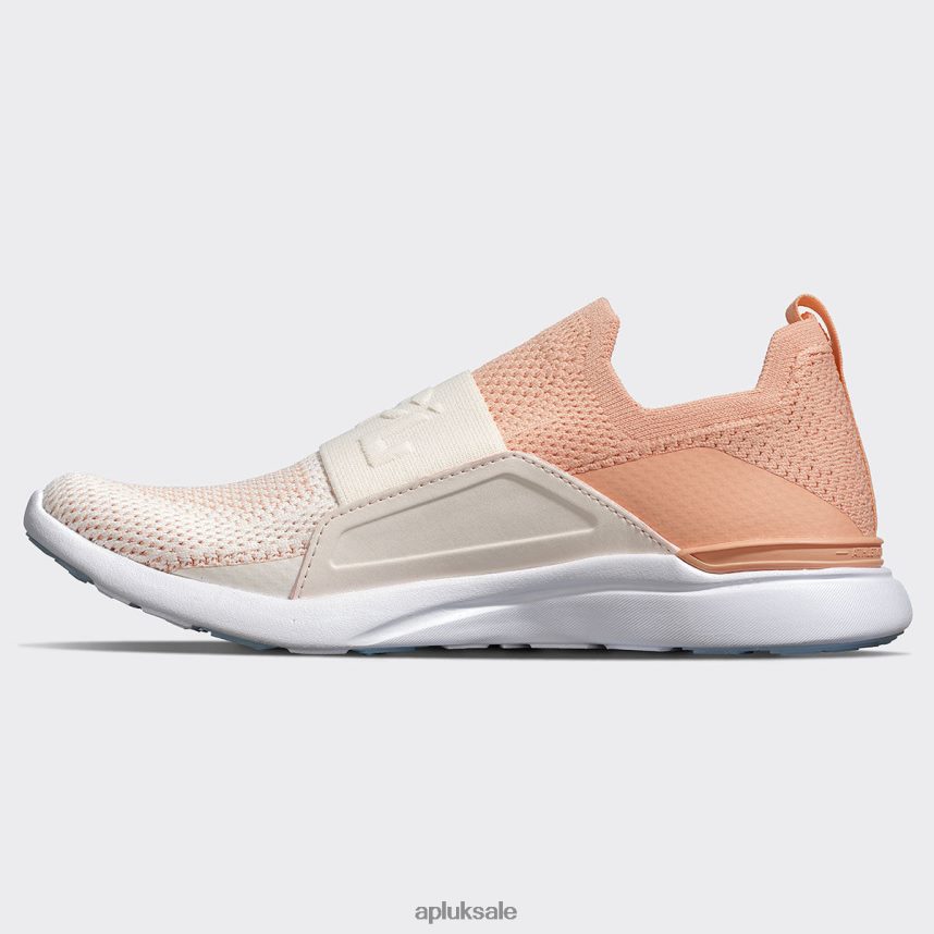 APL TechLoom Bliss 24 - VH8XNZ39 APL Shoes UK Blush/Sea Salt/White Women Running