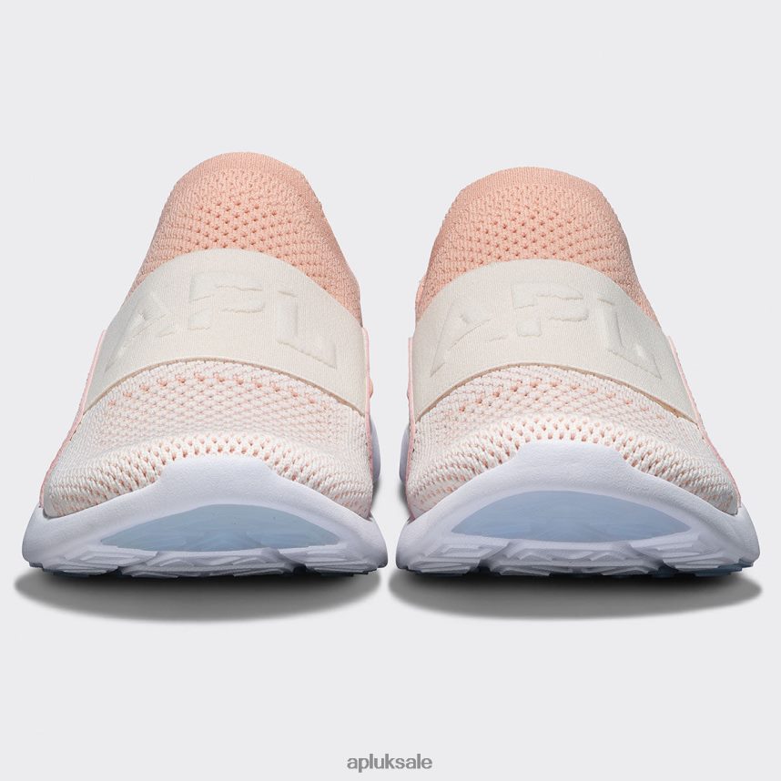 APL TechLoom Bliss 24 - VH8XNZ39 APL Shoes UK Blush/Sea Salt/White Women Running