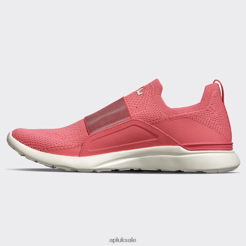 APL TechLoom Bliss 24 - VH8XNZ41 APL Shoes UK Fire Coral/Ivory Women Running