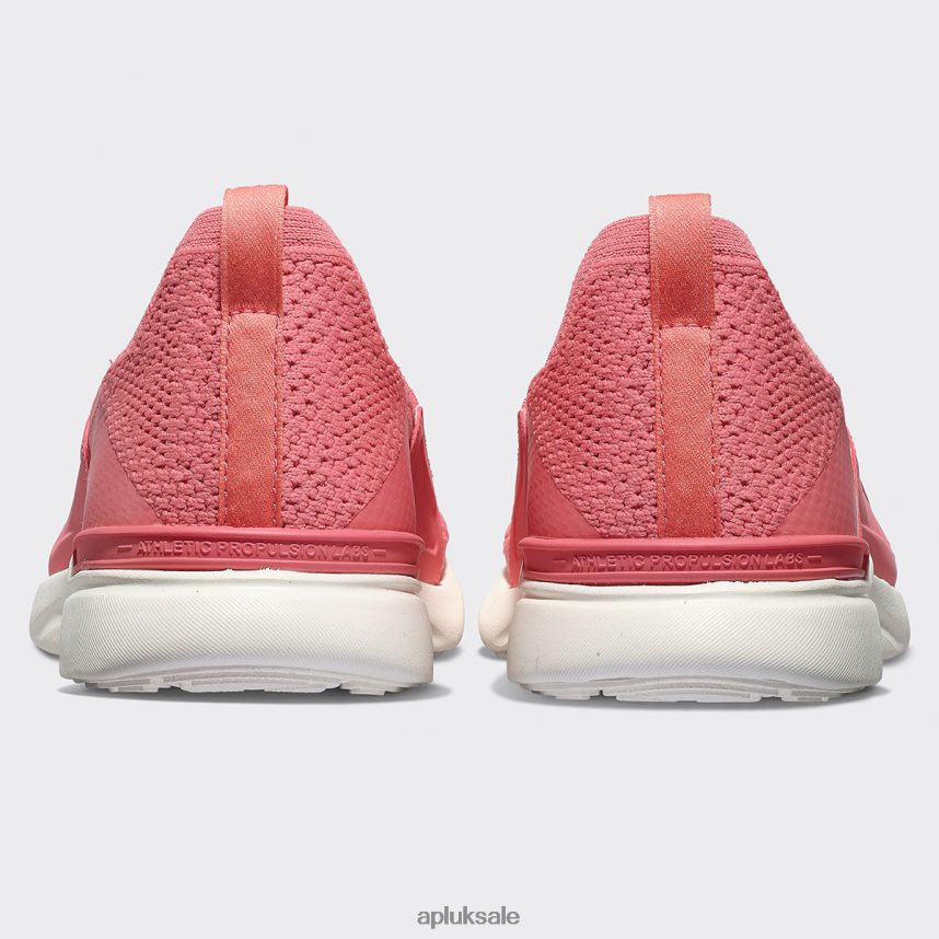APL TechLoom Bliss 24 - VH8XNZ41 APL Shoes UK Fire Coral/Ivory Women Running