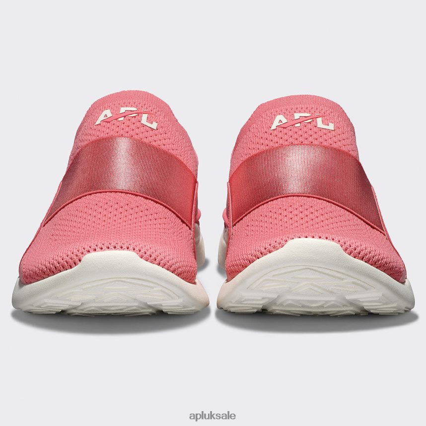 APL TechLoom Bliss 24 - VH8XNZ41 APL Shoes UK Fire Coral/Ivory Women Running