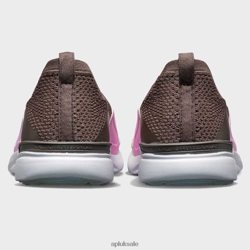 APL TechLoom Bliss 24 - VH8XNZ59 APL Shoes UK Chocolate/Soft Pink/Parchment Women Running