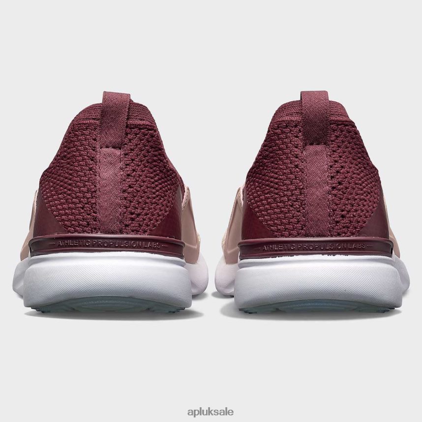 APL TechLoom Bliss 24 - VH8XNZ63 APL Shoes UK Burgundy/Rose Dust/Beach Women Running