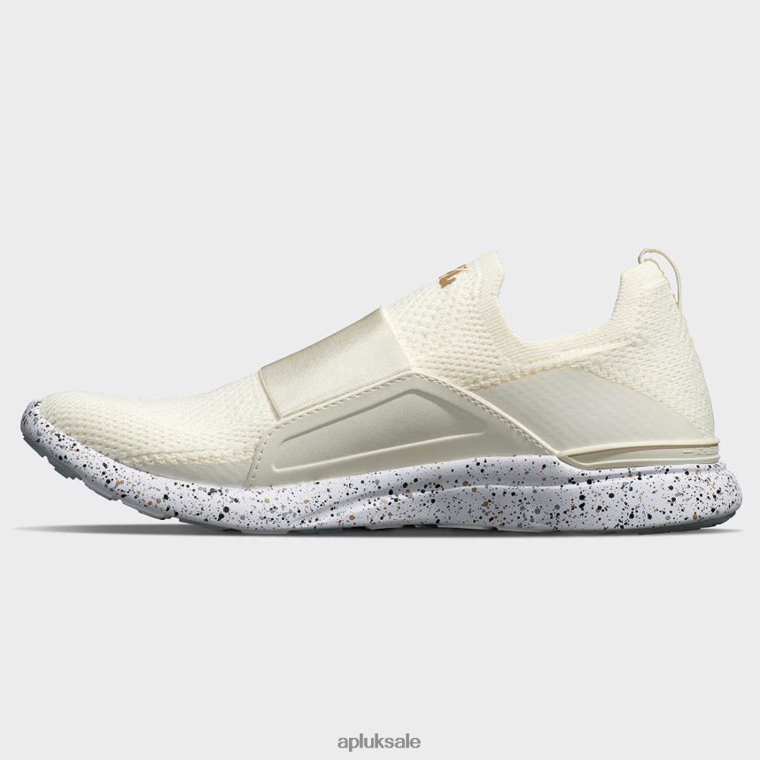 APL TechLoom Bliss 24 - VH8XNZ83 APL Shoes UK Pristine/Tan/Speckle Women Running