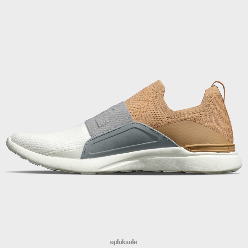 APL TechLoom Bliss 24 - VH8XNZ87 APL Shoes UK Tan/Cement/Ivory Women Running