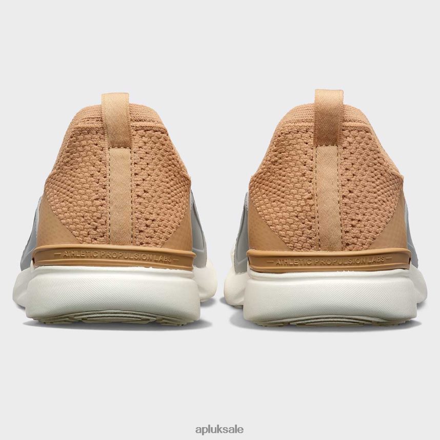 APL TechLoom Bliss 24 - VH8XNZ87 APL Shoes UK Tan/Cement/Ivory Women Running