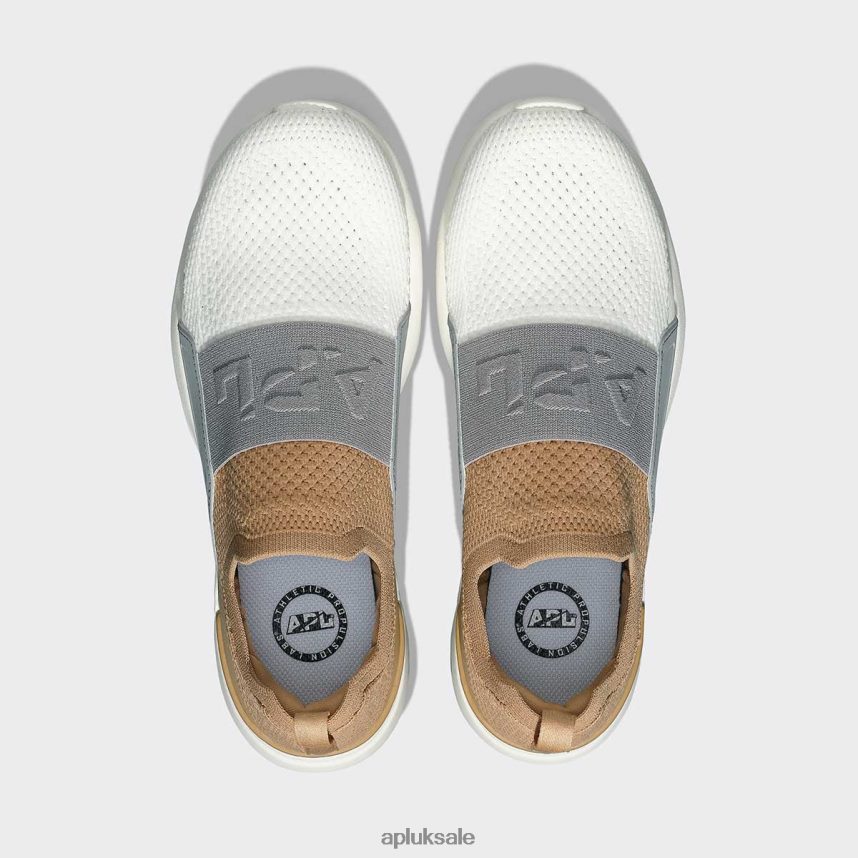 APL TechLoom Bliss 24 - VH8XNZ87 APL Shoes UK Tan/Cement/Ivory Women Running