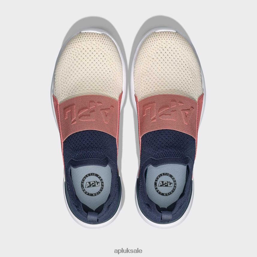 APL TechLoom Bliss 25 - VH8XNZ110 APL Shoes UK Navy/Cedar/Beach Women Running