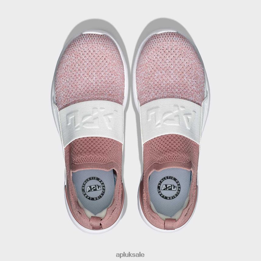 APL TechLoom Bliss 25 - VH8XNZ114 APL Shoes UK Beachwood/White/Melange Women Running