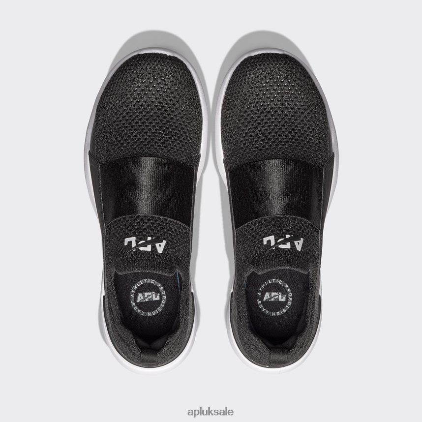 APL TechLoom Bliss 25 - VH8XNZ140 APL Shoes UK Metallic Black/White Women Running