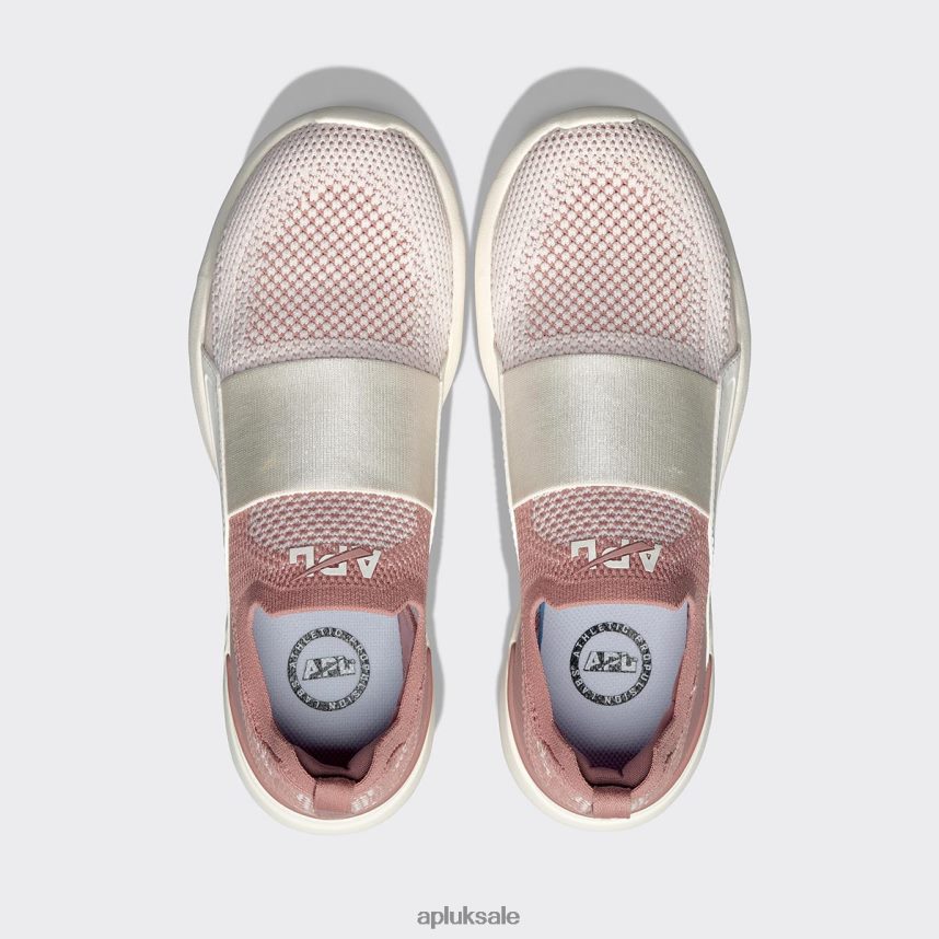 APL TechLoom Bliss 25 - VH8XNZ156 APL Shoes UK Ivory/Creme/Beachwood Women Running