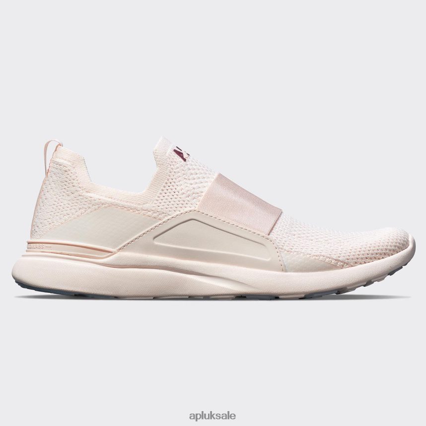 APL TechLoom Bliss 25 - VH8XNZ160 APL Shoes UK Sea Salt/Burgundy Women Running