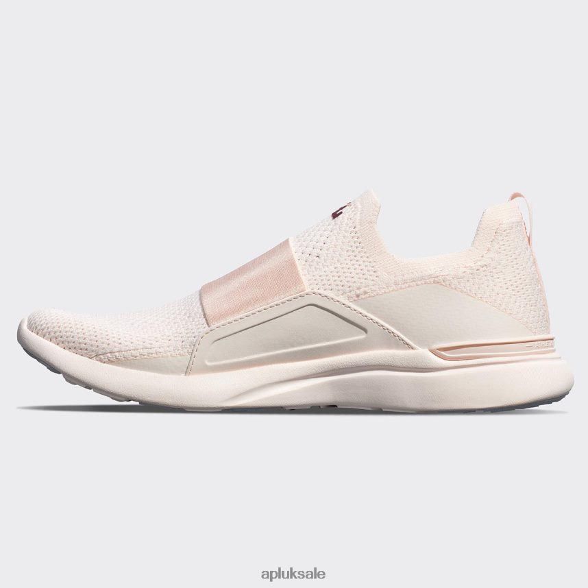 APL TechLoom Bliss 25 - VH8XNZ160 APL Shoes UK Sea Salt/Burgundy Women Running