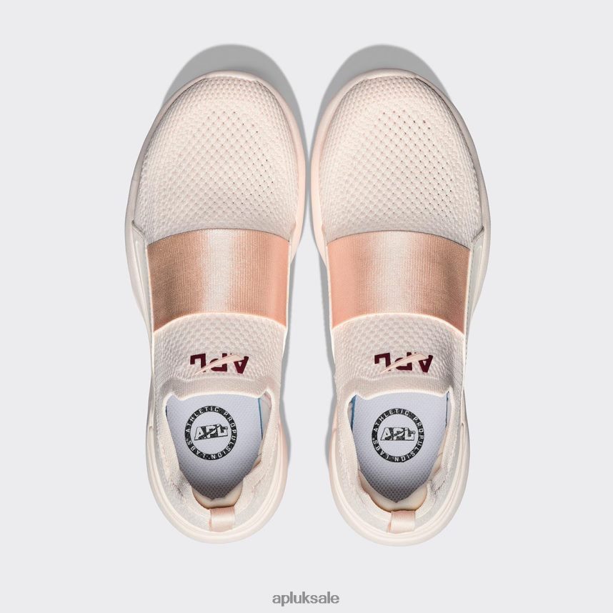 APL TechLoom Bliss 25 - VH8XNZ160 APL Shoes UK Sea Salt/Burgundy Women Running