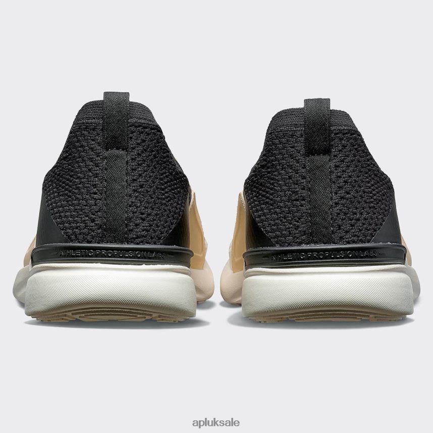 APL TechLoom Bliss 25 - VH8XNZ89 APL Shoes UK Black/Vanilla/Ivory Women Running