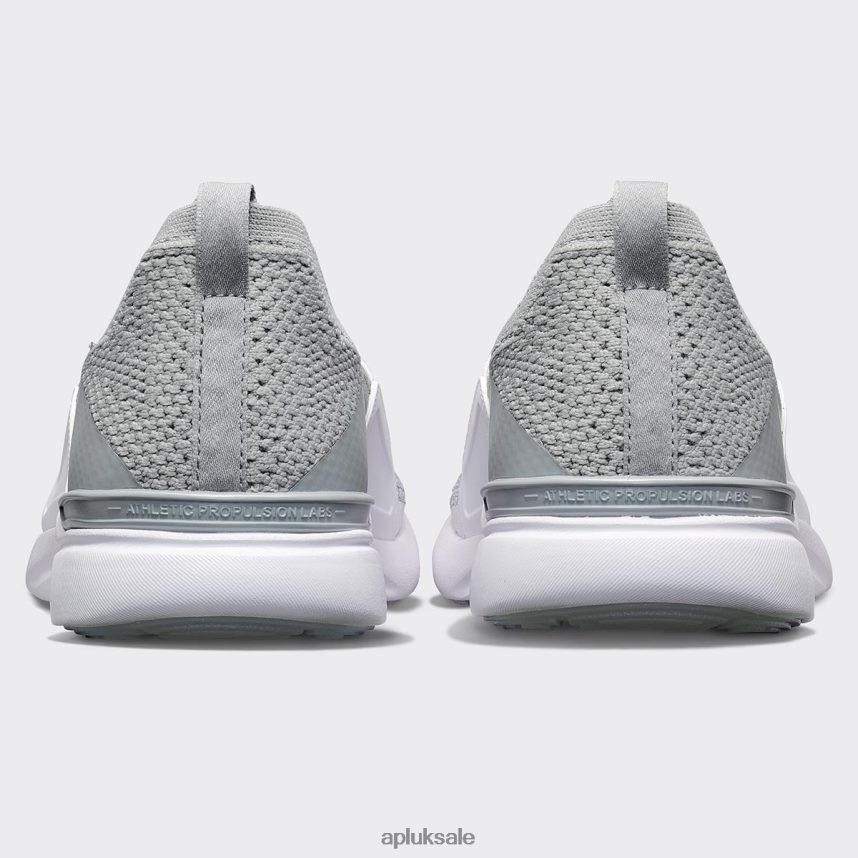 APL TechLoom Bliss 25 - VH8XNZ92 APL Shoes UK Cement/White/Melange Women Running