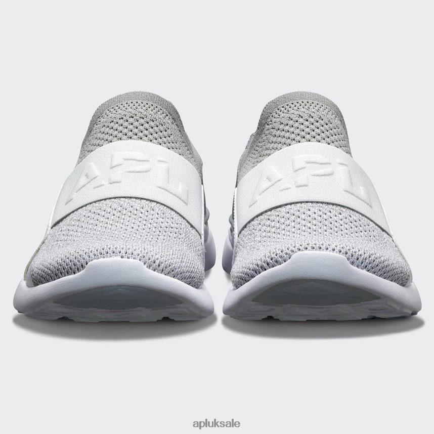 APL TechLoom Bliss 25 - VH8XNZ92 APL Shoes UK Cement/White/Melange Women Running