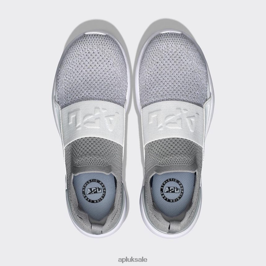 APL TechLoom Bliss 25 - VH8XNZ92 APL Shoes UK Cement/White/Melange Women Running