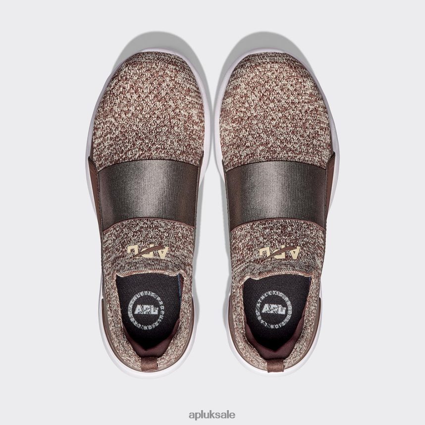 APL TechLoom Bliss 26 - VH8XNZ182 APL Shoes UK Chocolate/Vanilla/Melange Women Running