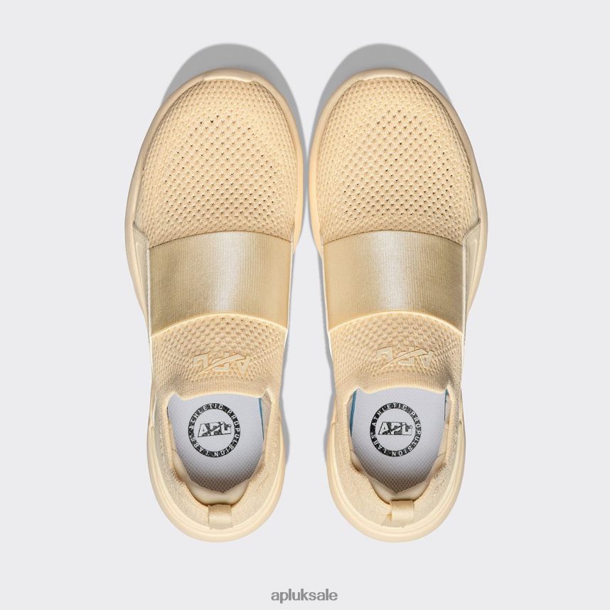 APL TechLoom Bliss 26 - VH8XNZ183 APL Shoes UK Metallic Vanilla Women Running