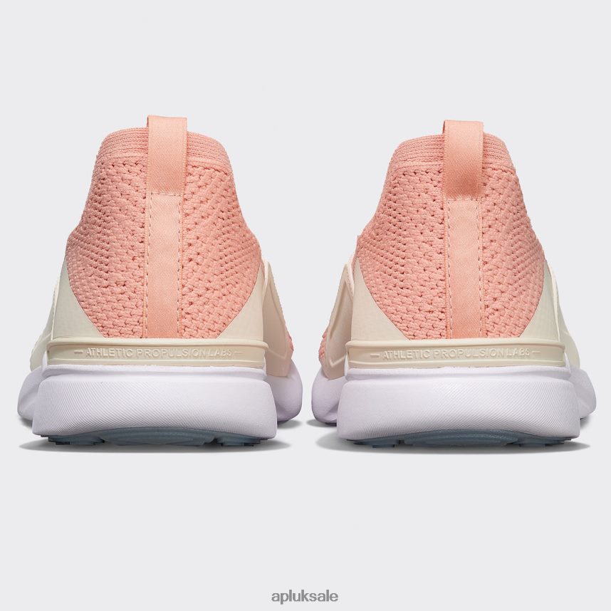 APL TechLoom Bliss 26 - VH8XNZ205 APL Shoes UK Pristine/Blush/White Women Running
