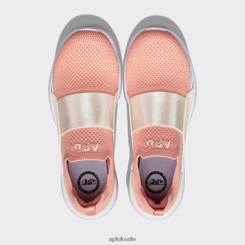 APL TechLoom Bliss 26 - VH8XNZ205 APL Shoes UK Pristine/Blush/White Women Running