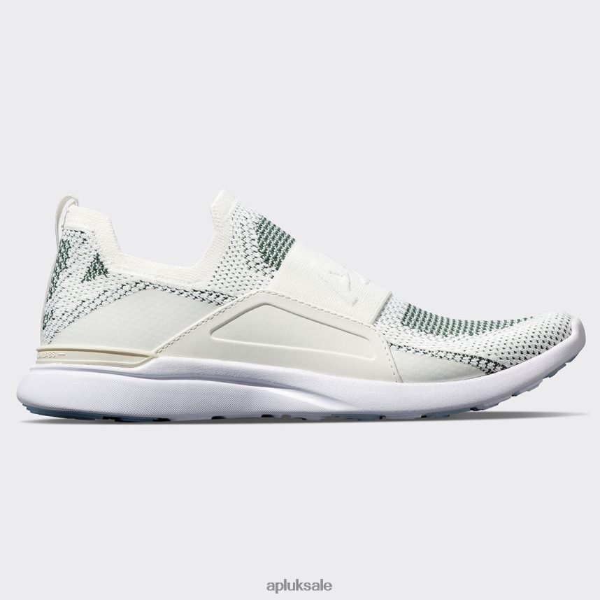 APL TechLoom Bliss 26 - VH8XNZ215 APL Shoes UK Ivory/Great Green/White Women Running