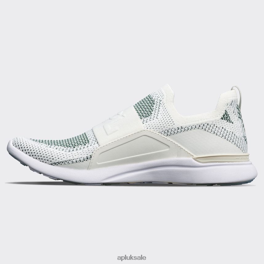 APL TechLoom Bliss 26 - VH8XNZ215 APL Shoes UK Ivory/Great Green/White Women Running