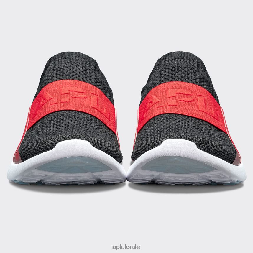 APL TechLoom Bliss 26 - VH8XNZ223 APL Shoes UK Black/Red/White Women Running