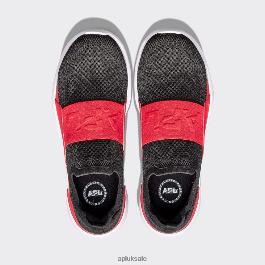 APL TechLoom Bliss 26 - VH8XNZ223 APL Shoes UK Black/Red/White Women Running