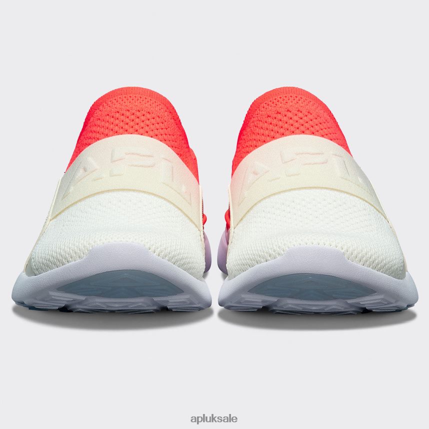 APL TechLoom Bliss 26 - VH8XNZ229 APL Shoes UK Impulse Red/Pristine/Ivory Women Running
