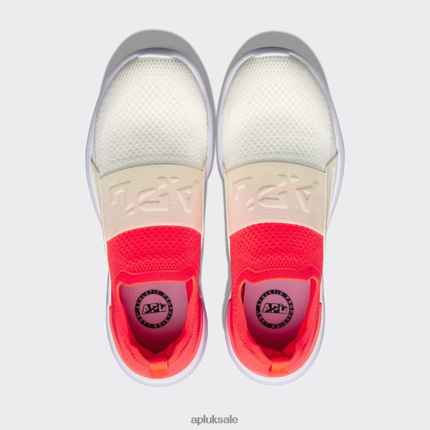 APL TechLoom Bliss 26 - VH8XNZ229 APL Shoes UK Impulse Red/Pristine/Ivory Women Running