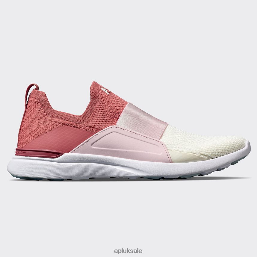 APL TechLoom Bliss 27 - VH8XNZ238 APL Shoes UK Cedar/Bleached Pink/Ivory Women Running