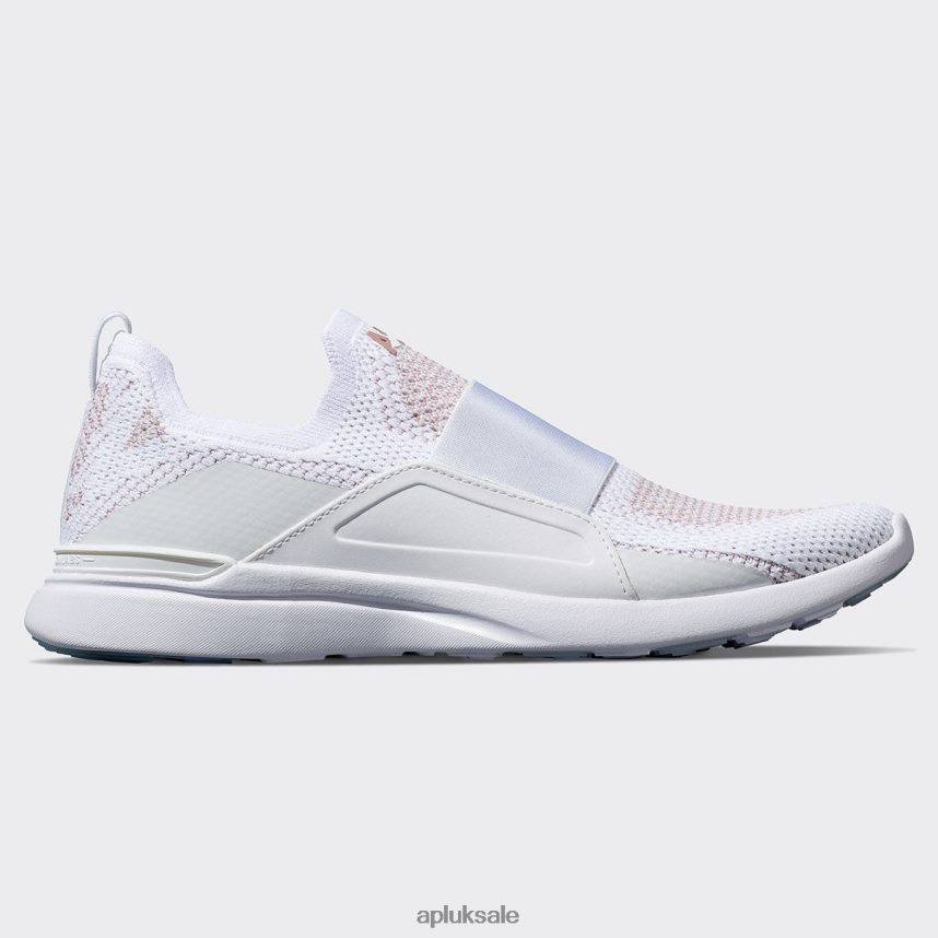 APL TechLoom Bliss 27 - VH8XNZ241 APL Shoes UK White/Creme/Beachwood Women Running